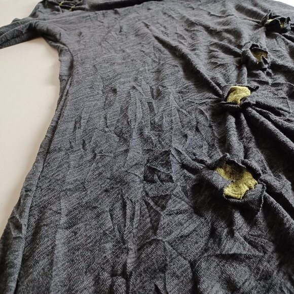 Simon Chang Ruched Neck Floret Midi Dress - Picture 5 of 16